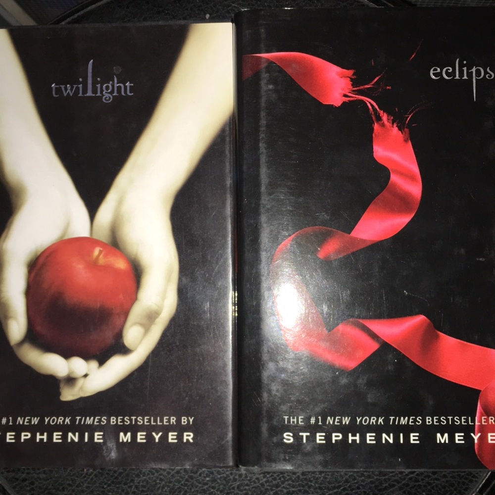 Twilight and eelipse hard cover books